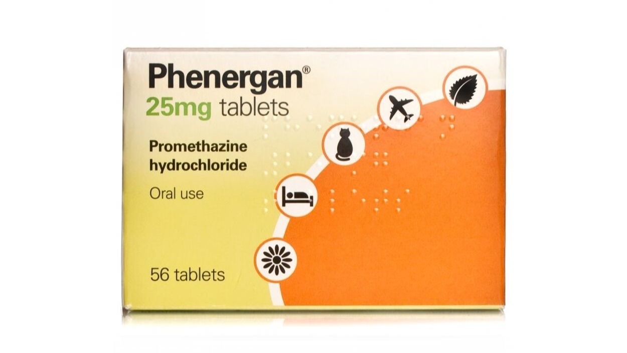 Phenergan 25mg tablets (Pack of 56)