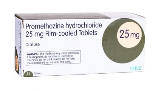 Promethazine 25mg tablets (Pack of 56)