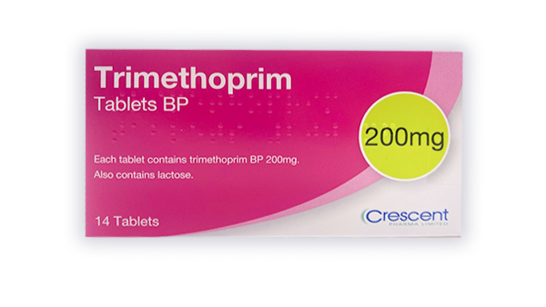 Trimethoprim 200mg tablets (Pack of 28)