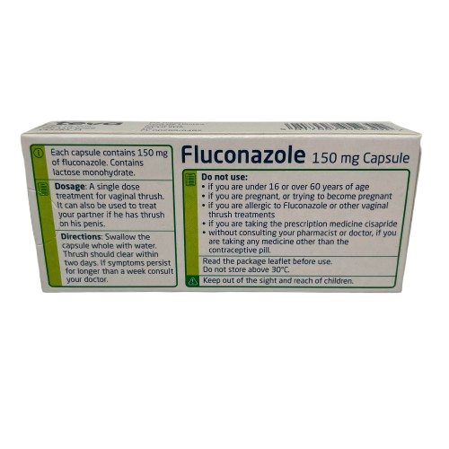Fluconazole 150mg Capsule thumbnail