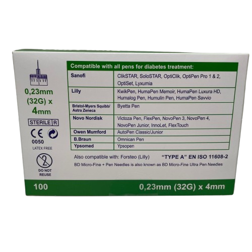 BD Pen Needles 4mm x 32g thumbnail